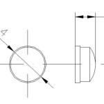 LED lens diffuus melk 90 graden voor 5050 LED (PSAU-11